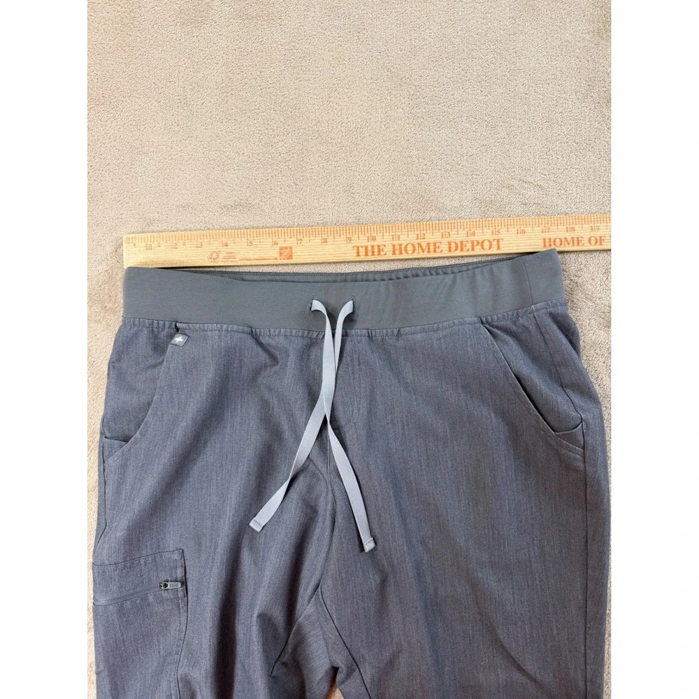 FIGS Zamora Jogger Scrub Pants Mens size Large Gray Technical Collection medical